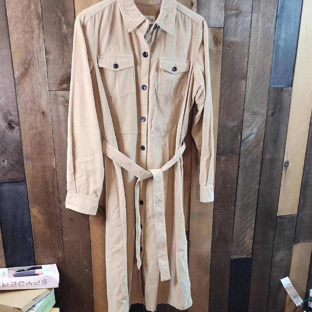 Orvis Tan Corduroy Dress Size 12 - Picture 1 of 5